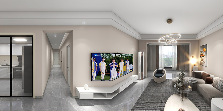 一明原创空间设计工作室-豪门一品1-1-2204  真效果图-装修设计方案