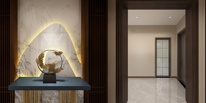 刘豪l-新中式别墅-装修设计方案