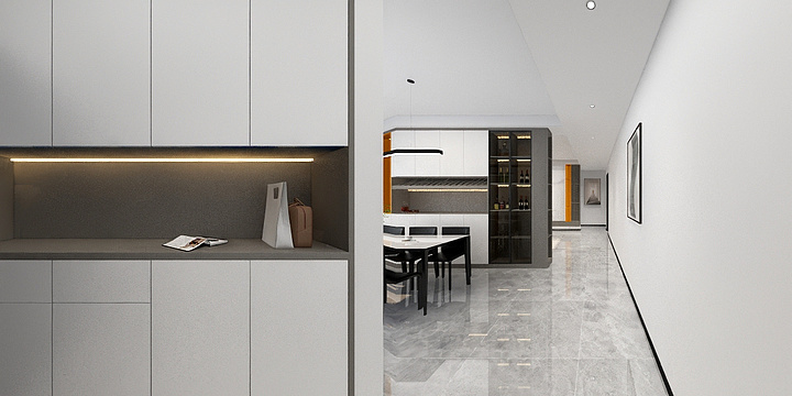 A7_-三居室客餐厅-装修设计方案