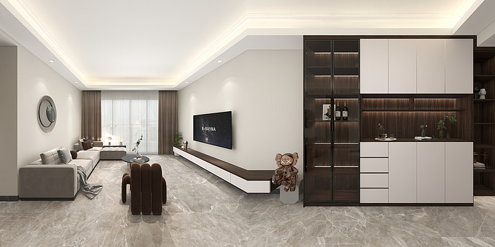 李文峰YLFr-骏景湾星誉18栋1204-装修设计方案