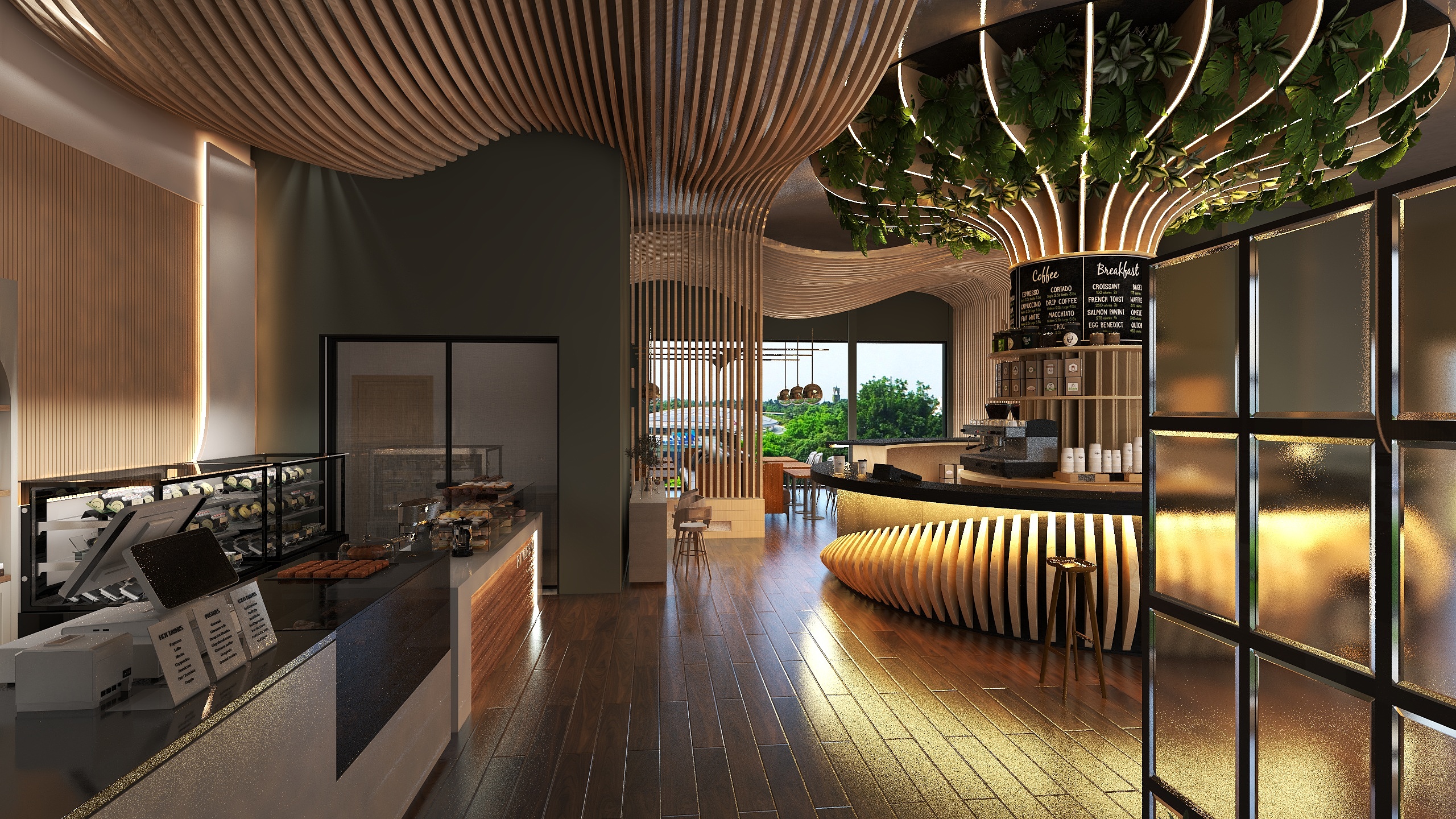 爱笑弗伊-现代咖啡厅-装修设计方案