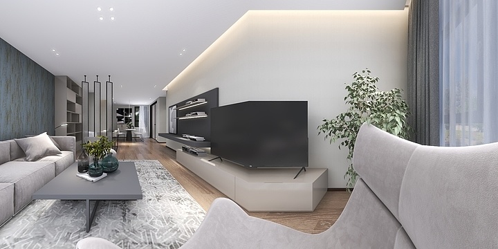 吉林瑞宝壁纸-高新君园152平-现代风格-岁月静好产品系列-装修设计方案