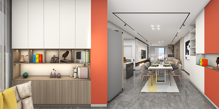 唯美全案空间-新天地肖总雅居装饰设计-装修设计方案