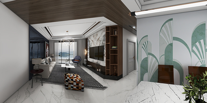 装修艺人唐平-112平现代全屋-装修设计方案