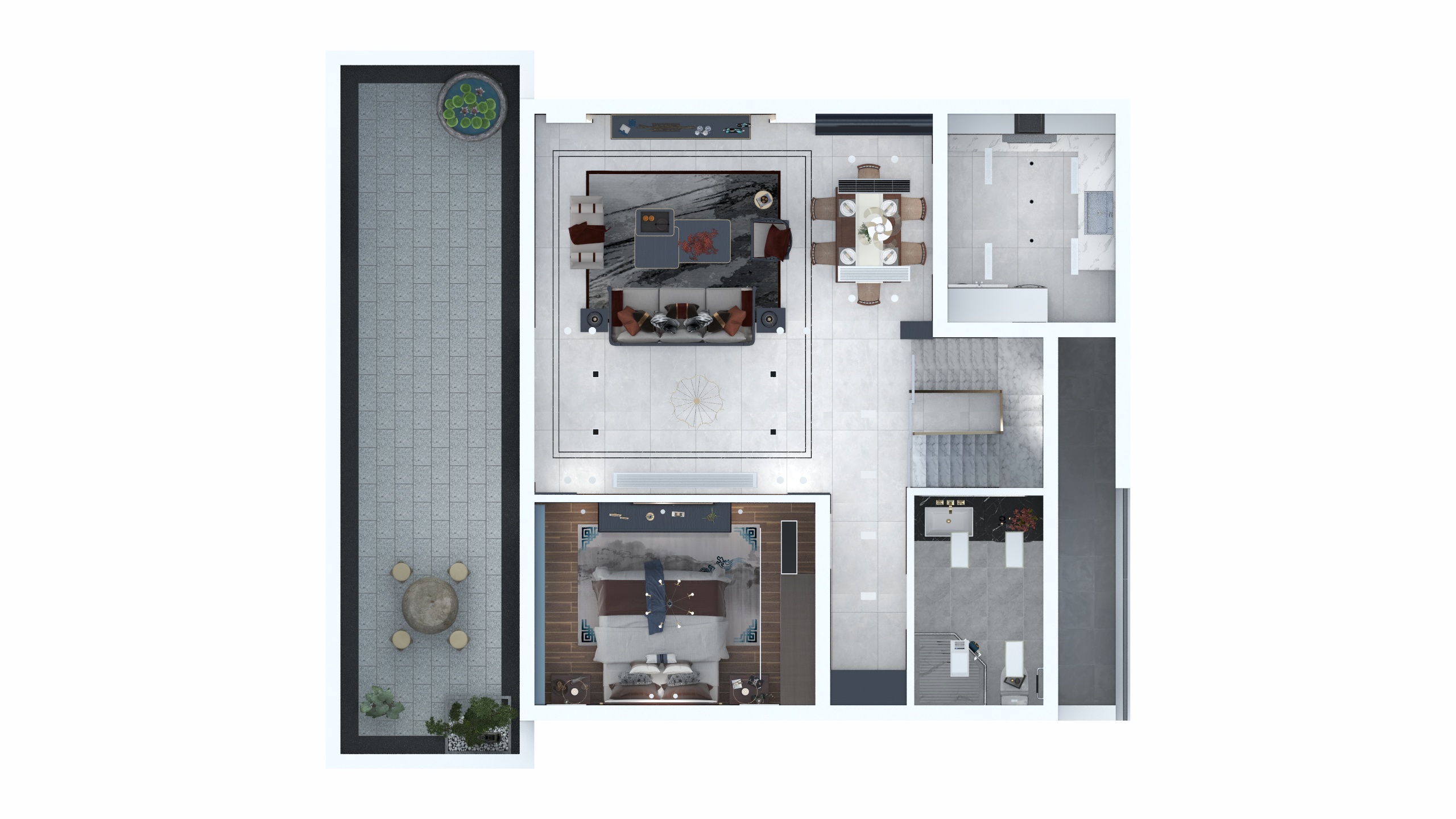 一六六八设计事务所-羊尖袁总别墅-装修设计方案