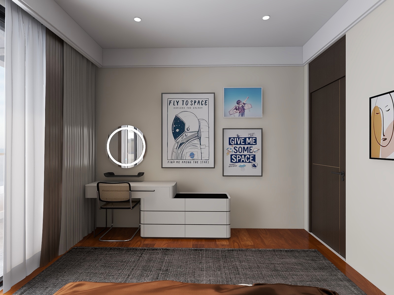 三郎要吃鱼-10班大作业-复式楼现代简约风-装修设计方案