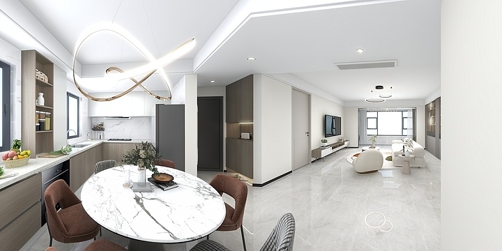 建筑装饰吴设计-悦隽央著张洋128㎡-装修设计方案