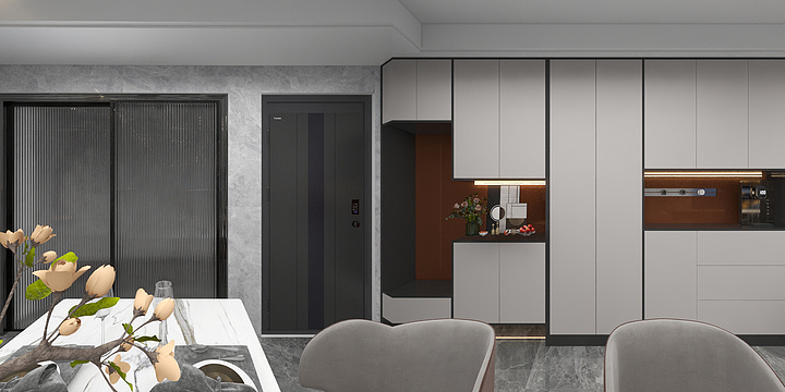 三行空间设计工作室-融创玖溪大观1#1004定制柜_-副本-装修设计方案