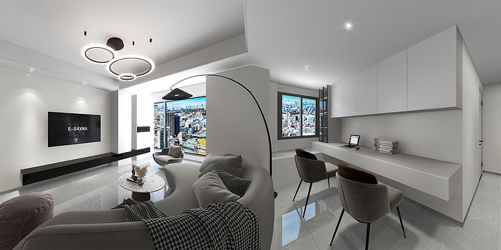 DeSIGN小叶-阳光城檀苑115酷家乐-装修设计方案