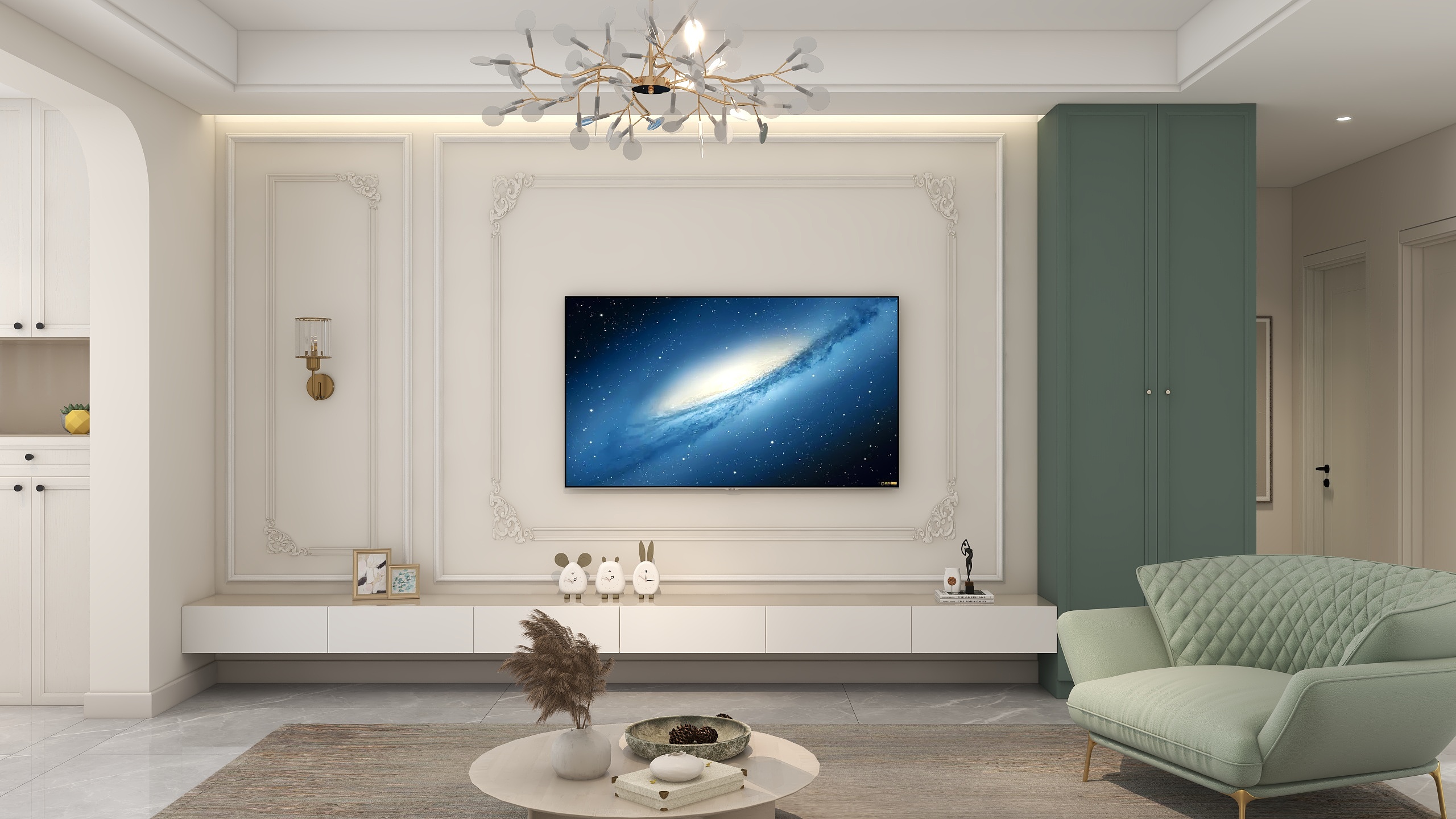 醉酒狂牛-法式轻奢-方案2-装修设计方案