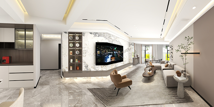 其实很再乎_-阳光上城.dwg-副本-装修设计方案