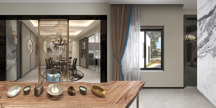 玖拾柒-李府一层-装修设计方案