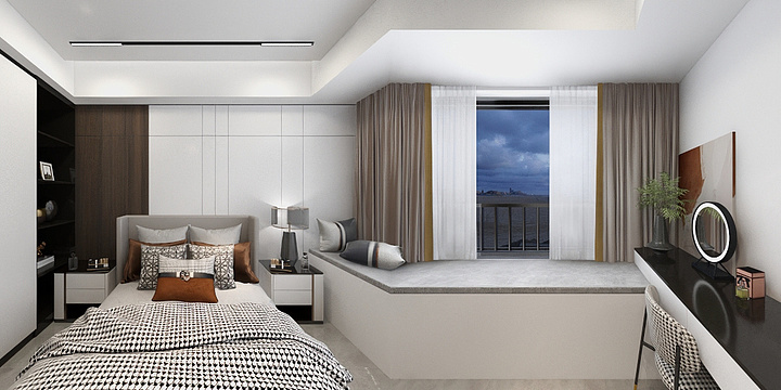 Dailyc-河婆星耀城1A栋11B.dwg-副本装修效果图