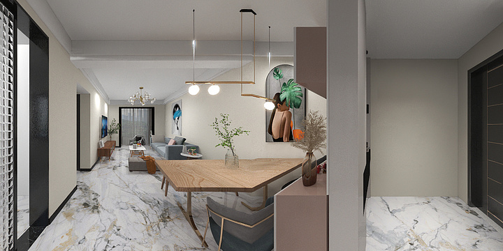 小景de设计-陶清120-装修设计方案