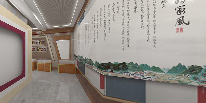 151****9813TWZa-青县第四中学校史馆-装修设计方案