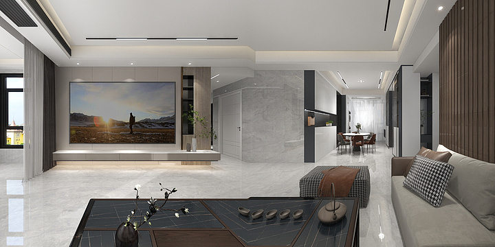 GONGXUN-现代简约无主灯-装修设计方案