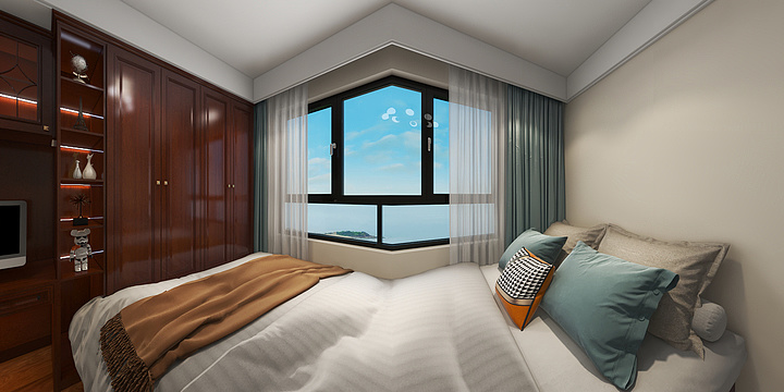 A整案设计师艳儿-惬之意-朗润园爱居-装修设计方案