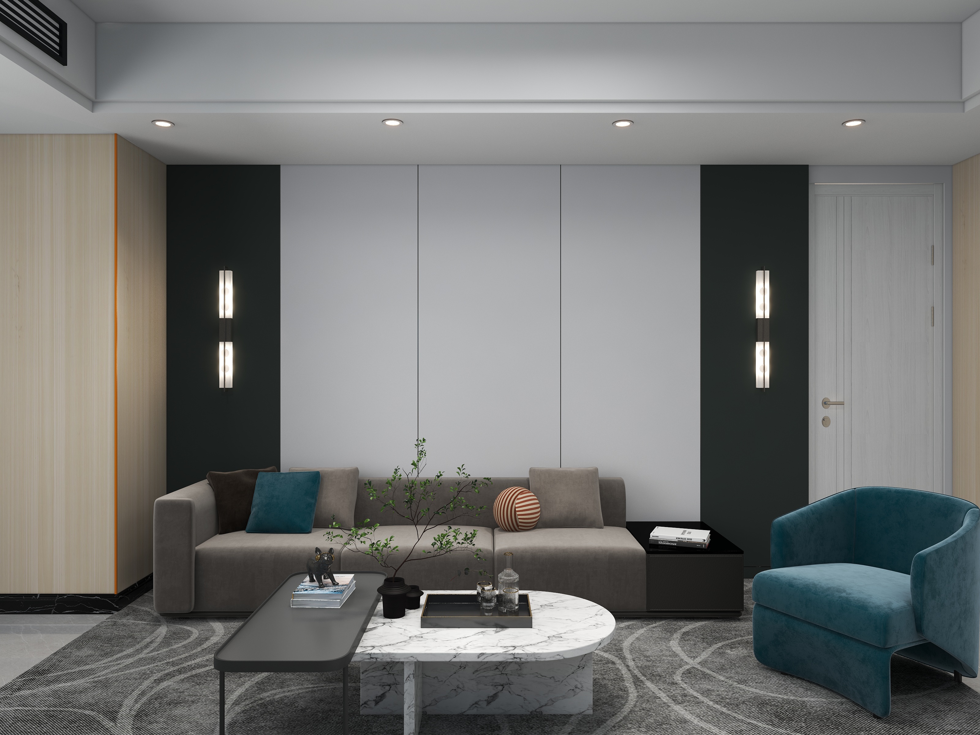 程工.自建房研究所-朝霞佳苑113㎡现代简约3室2厅2卫1厨-装修设计方案