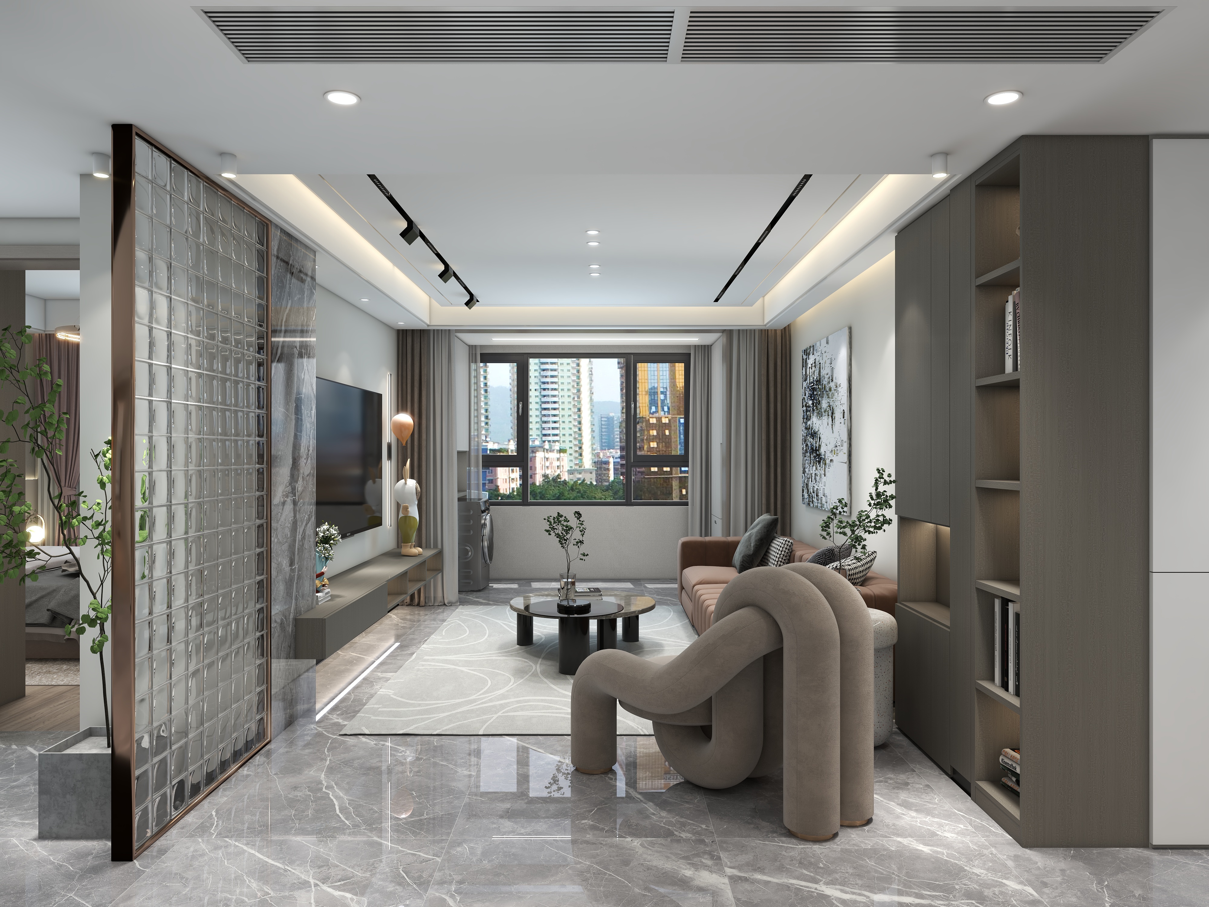 湛智华- 现代轻奢94平2房-装修设计方案