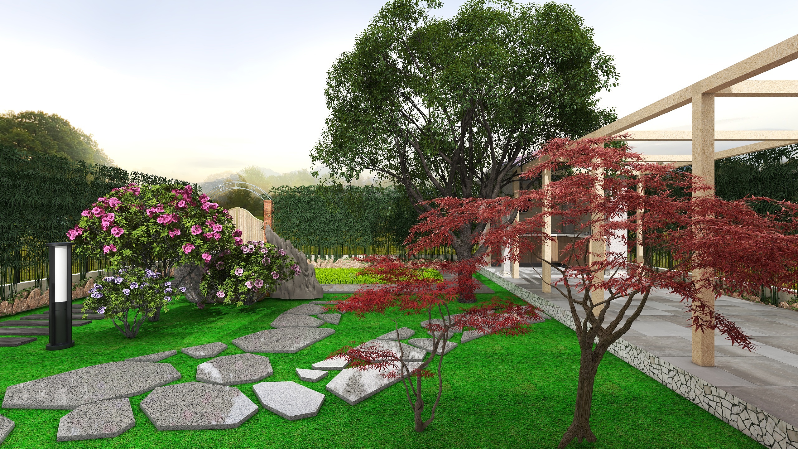 筑家设计-天一 李先生-方案一白天-装修设计方案