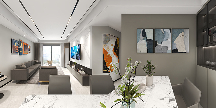 鹰雕衣柜小刘-万科云城2号楼-4102-改版-装修设计方案