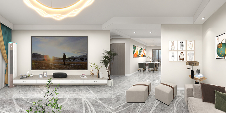 心靈點綴設計貓-康城水云间11#104(2)(1-装修设计方案