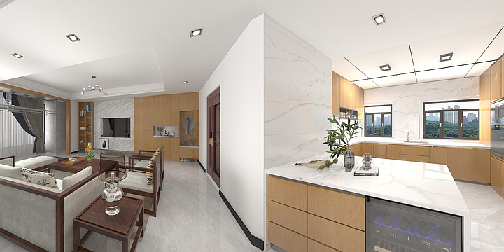 平邑设计陈晨-蒙山桃花源-装修设计方案