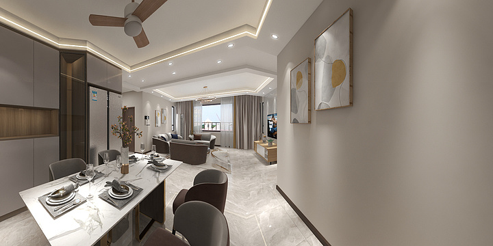 設計部-东方名城20-2-2308.dx-装修设计方案