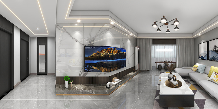 西安沈少-车城温泉小区-装修设计方案