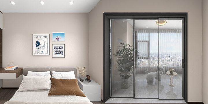 TATA木门茂名店-保利中环15栋02户型-装修设计方案