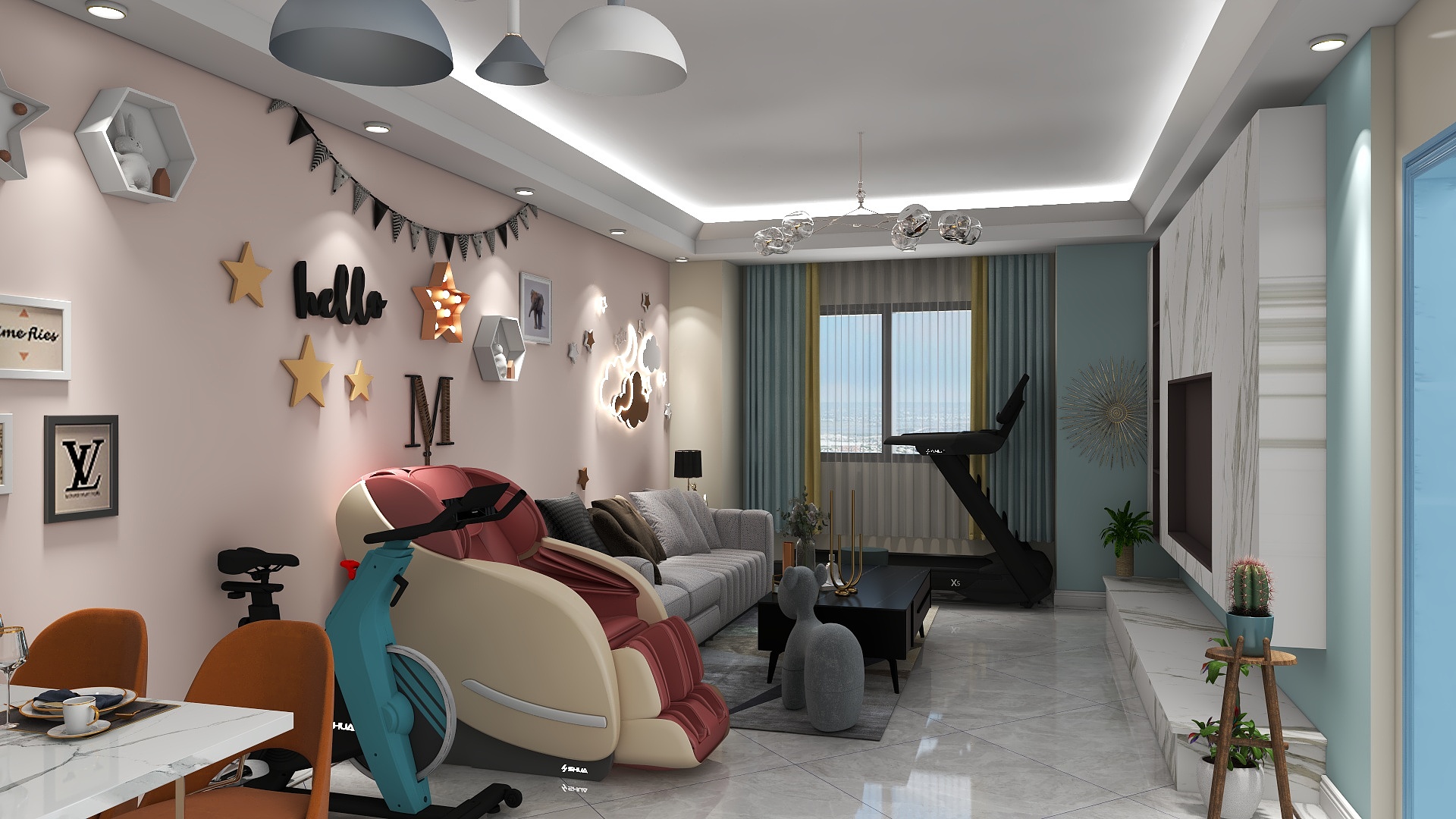 Mg镁-舒华杯-保利百合花园67㎡1室-装修设计方案