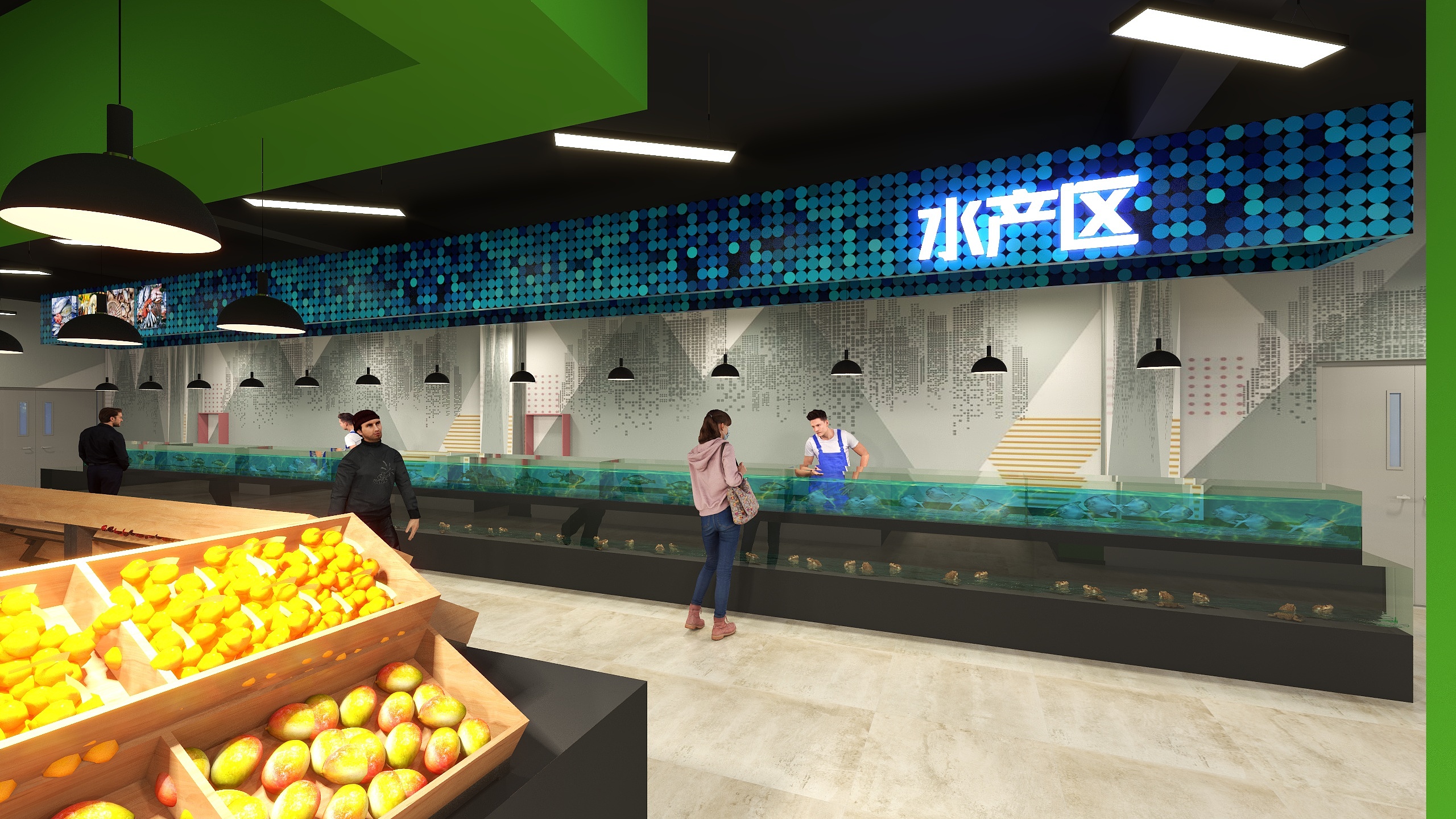 齐DS-农贸市场-3版-装修设计方案