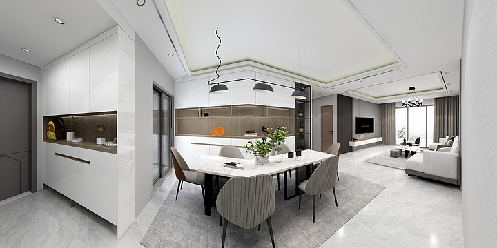 迁禧全屋定制中心-凯旋都汇G2-605-装修设计方案