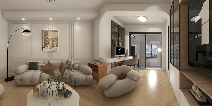 室内空间设计罗强-天极盛宅花园-装修设计方案