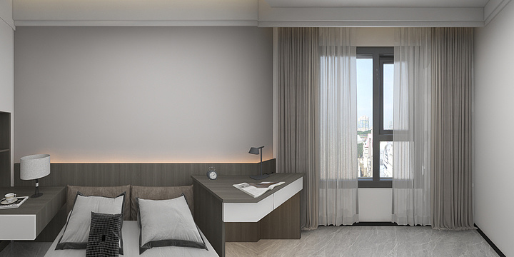 狼曦FHjH-四房建模-装修设计方案