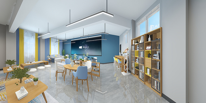 凡鹏-学校休闲室-装修设计方案
