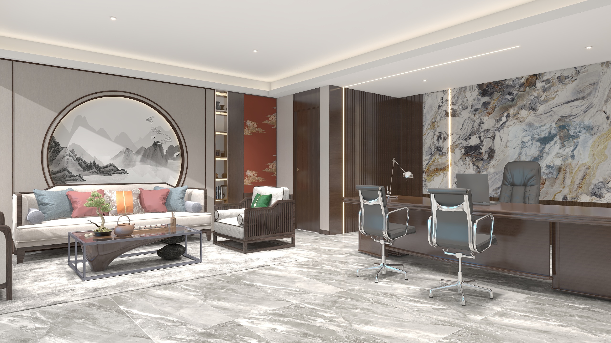 原创设计S-办公室1-装修设计方案