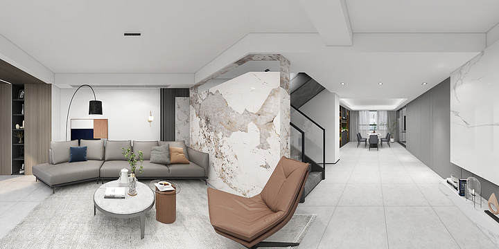 kukaLIYUHUA-京都悦府别墅装修设计方案一君飞-装修设计方案