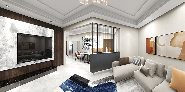 是也非也设计-北苑公寓-赵姐雅居-装修设计方案