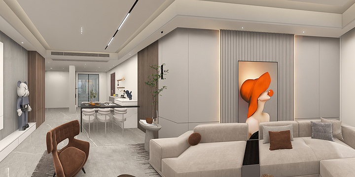 黑道人设计组-观河锦苑135平方 边户(1).-装修设计方案