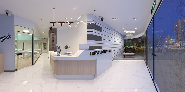 oO無界Oo-钢琴培训中心-装修设计方案