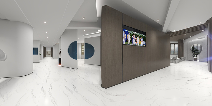 全案设计师张亚彬-展厅-装修设计方案