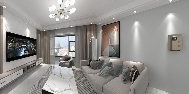 张坤-华达一号-4-1003室-装修设计方案