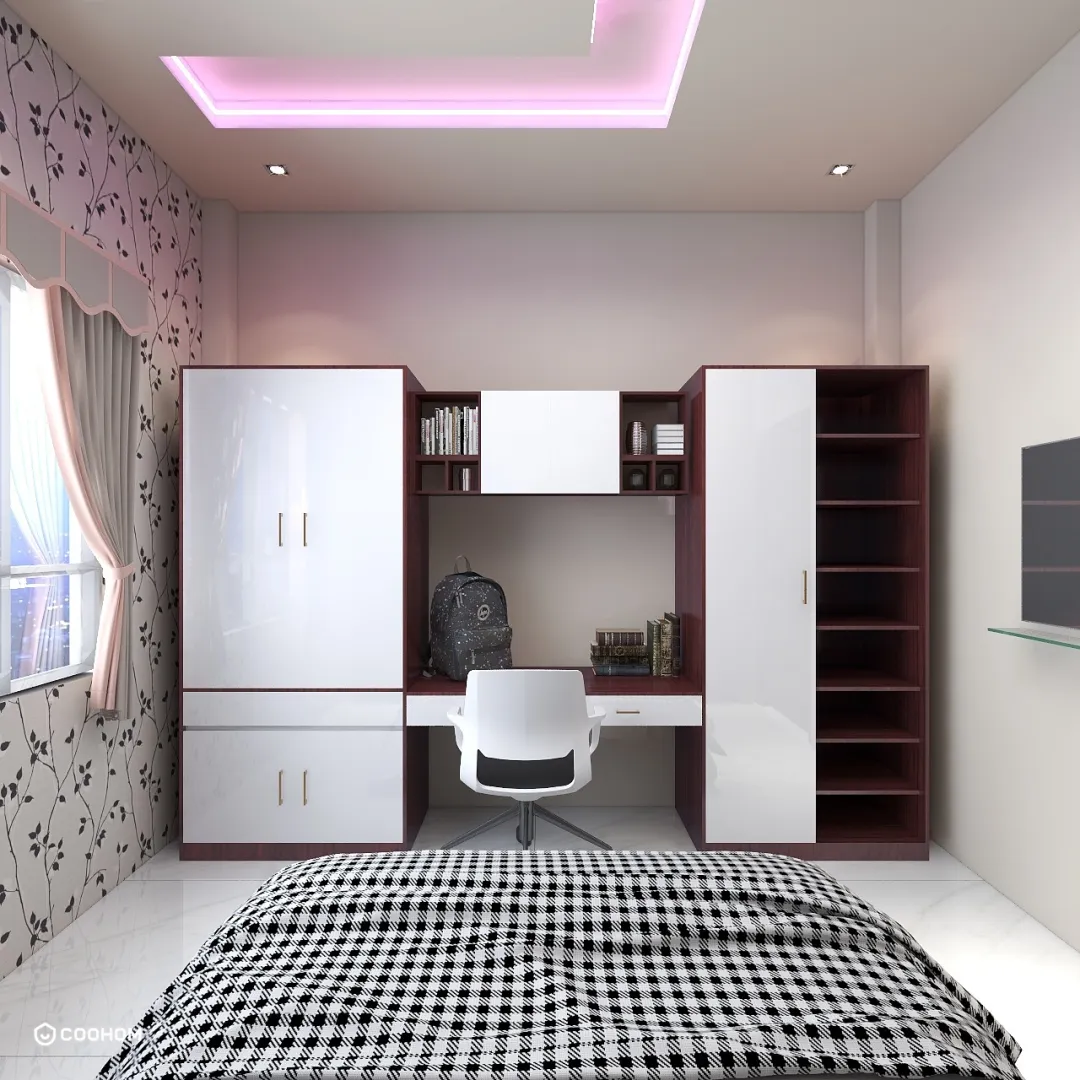 Rutik Deshmukh的装修设计方案:Bedroom Interior 