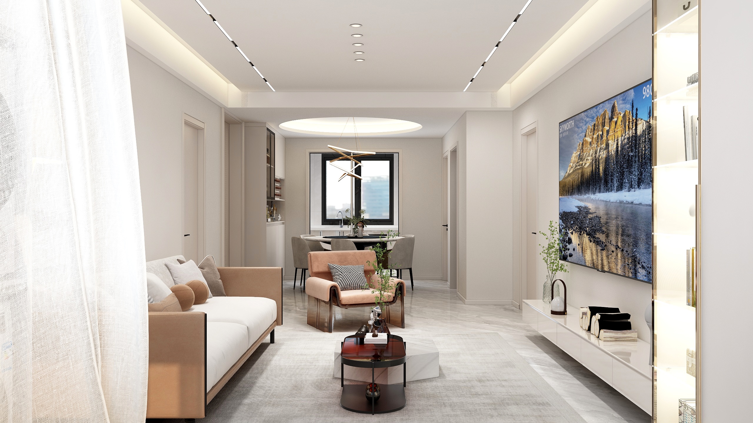 知艺装饰-观景府2-401.dwg-装修设计方案