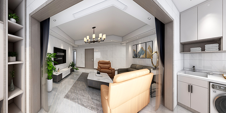 J全案设计-港阜B区23#1506-装修设计方案