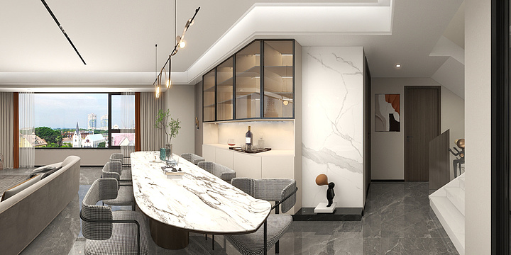 YD言荰设计-翡翠--金大-装修设计方案