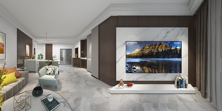 秦快作图-国璟府118㎡3室-装修设计方案