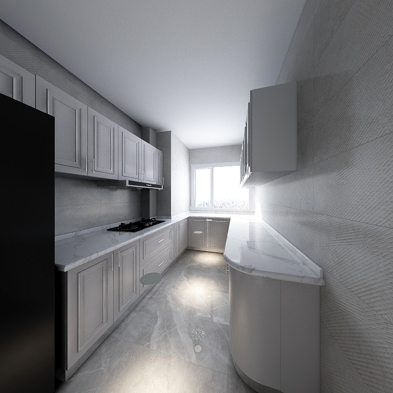 西安犀牛设计师-Mr周少-海伦湾洋房样板间图-装修设计方案