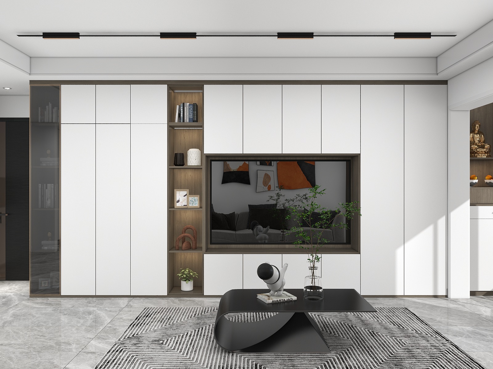 班木设计2-三室行知路572弄137平三室-现代风-装修设计方案